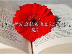 中高MAN曼机-一分钟内飞行55公里，竟是J20的天下！j20用的什么发动机