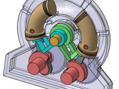 宁动柴油机-（每日一题）异型式自动武器工作原理发动机动画工作视频